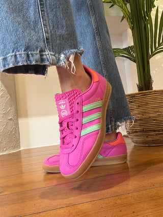 Adidas Gazzelle Art. JI2718 colore Fucsia righe Verdi