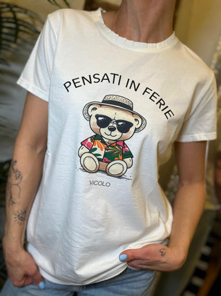 T-shirt Vicolo Pensati In Ferie