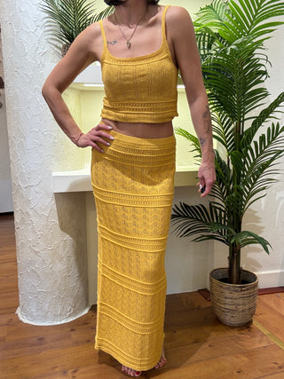 Top Kontatto tricot col. Ambra