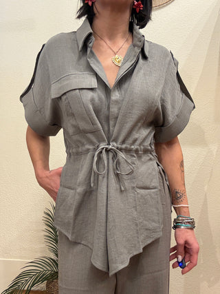 Camicia Molly Bracken coulisse col. Khaki