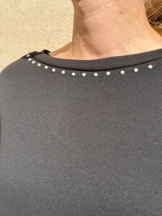 Felpa oversized Philia Loft col. Nero