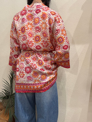 Kimono Molly Bracken fantasia col. Arancio