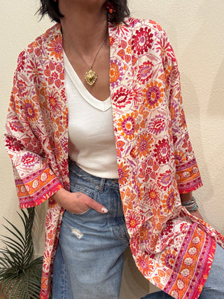 Kimono Molly Bracken fantasia col. Arancio