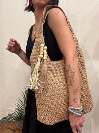 Borsa Molly Bracken grande due manici col. Beige
