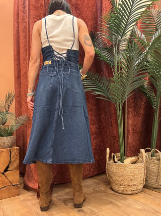 Jumpsuits gonna Molly Bracken col. Denim scuro