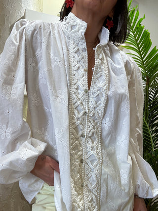 Camicia haveone Sangallo col. Bianco