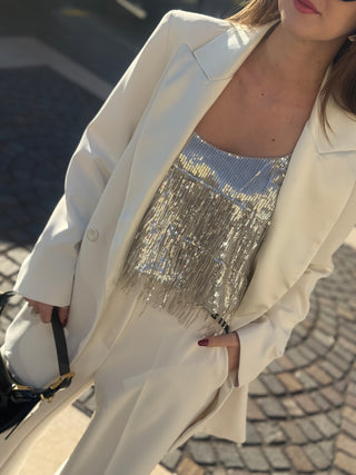 Blazer doppiopetto Have One col. Burro