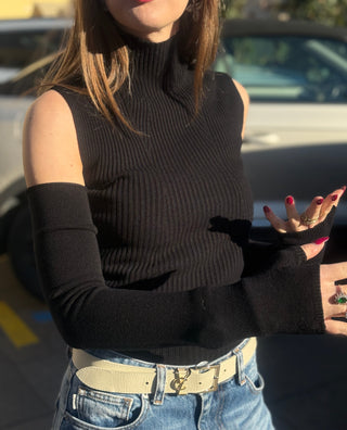 Manicotti Kontatto col. Nero