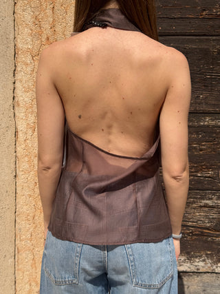 Camicia Have One smanicata col. Marrone