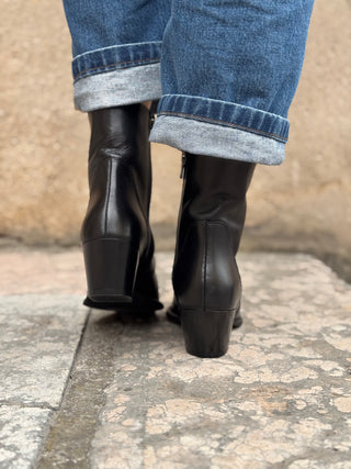 Stivaletto Francesco Brunelli Art. BV5721 Vitello Nero