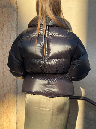 Piumino con cintura Vicolo col. Nero