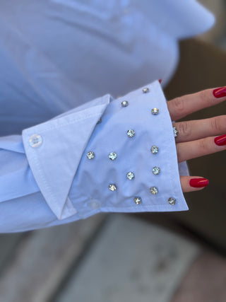 Camicia gioiello Vicolo col. Azzurro