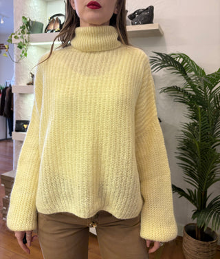 Dolcevita Kontatto punto pannocchia col. Giallo pastello