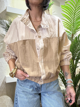 Bomber Vicolo leggero col. Beige camel 