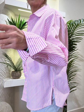Camicia HaveOne a righe col. bianco rosa 