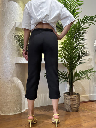Pantalone pinocchietto Vicolo col. nero 