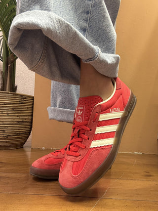 Adidas Spezial W  JS1411 colore rosso righe panna 