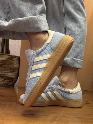 Adidas Spezial Handball JS3886 azzurre righe panna<BR/> 