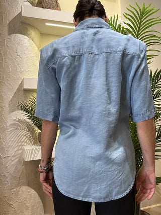 Camicia denim Haveone spallacci 