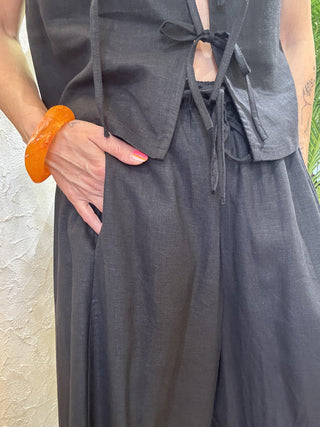 Pantalone kikisix balloon lino 