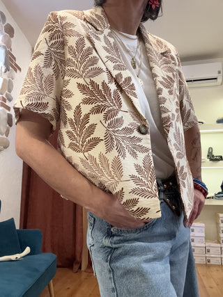 Giacca Haveone manica corta col. beige 