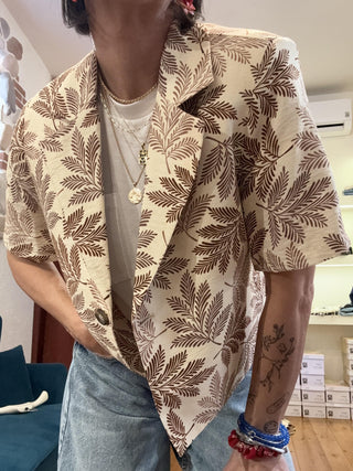 Giacca Haveone manica corta col. beige 