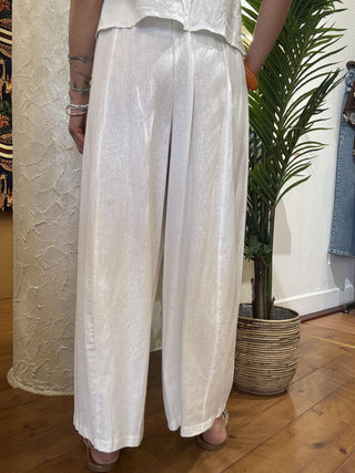 Pantalone Kikisix balloon lino 