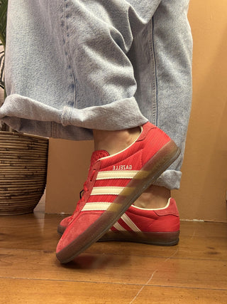 Adidas Spezial W  JS1411 colore rosso righe panna 