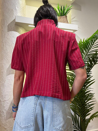 Blazer HaveOne manica corta col. India